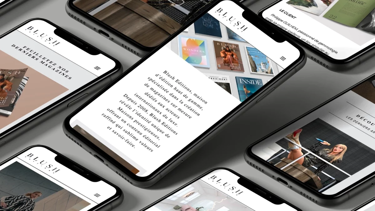 Blush Editions – Site internet