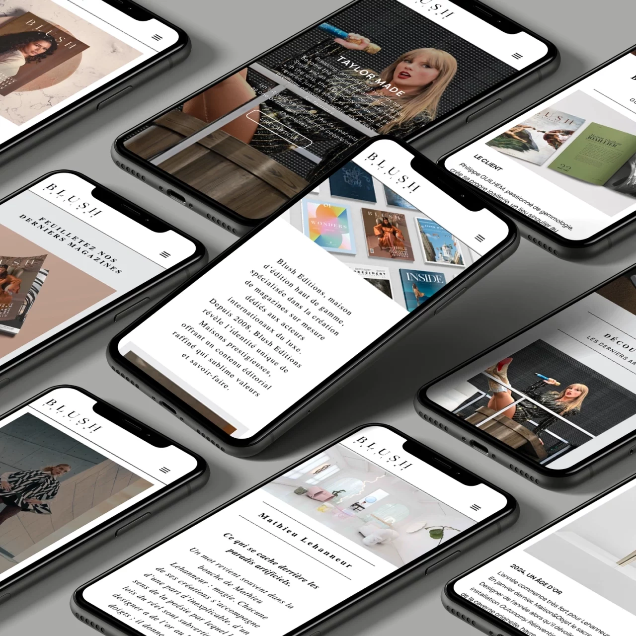 Blush Editions – Site internet